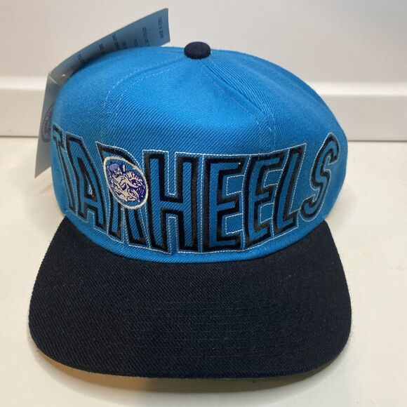 New Vtg North Carolina Tar Heels Hat Blue SnapBack Size 2 (7 1/8 - 7 5/8) Colora - Picture 1 of 11